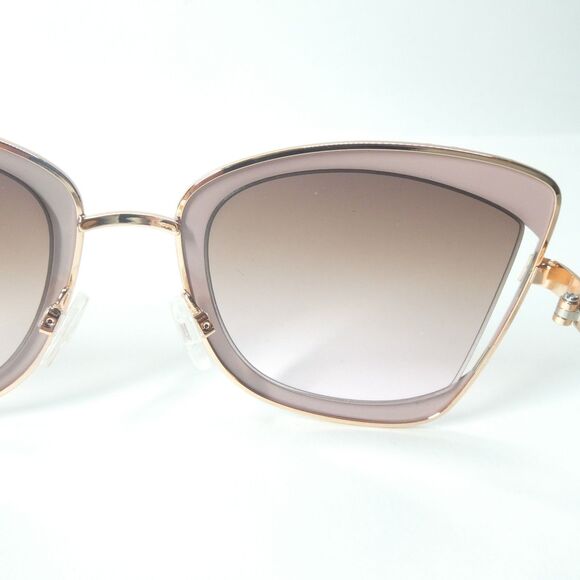 Versace V1969 Italia RGD Liliana Sunglasses Rose Gold Peach Cateye - Picture 9 of 16